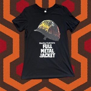 NEW Bella+Canvas Full Metal Jacket Movie Vintage Reprint Black Graphic Tee — XXL